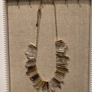 Gold Rebel Stone Statement Necklace